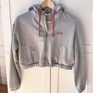 Vans Crop Zip Up Hoodie